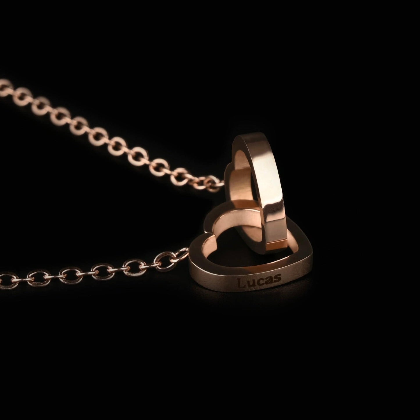 Eternal Rose Bear - W/ Engraved Necklace