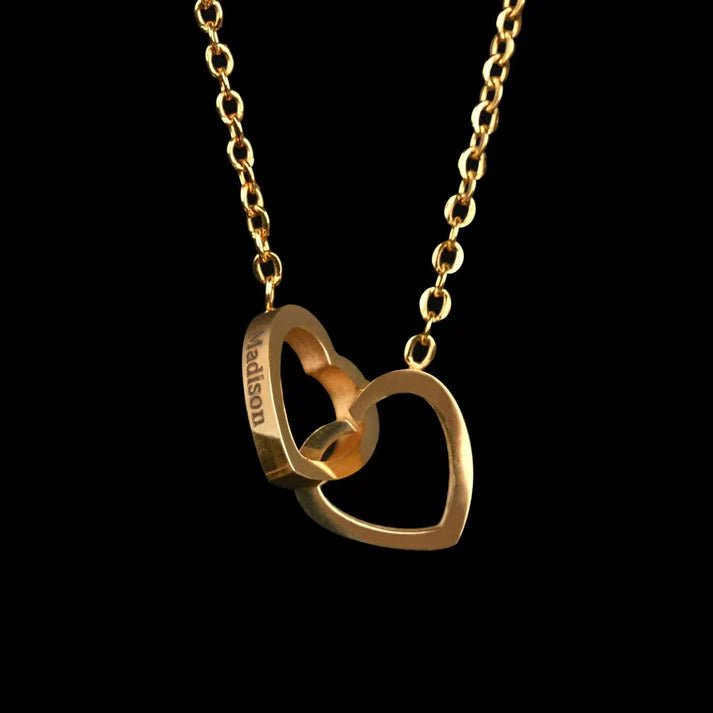 Eternal Rose Bear - W/ Engraved Necklace