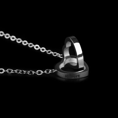 Eternal Rose Bear - W/ Engraved Necklace