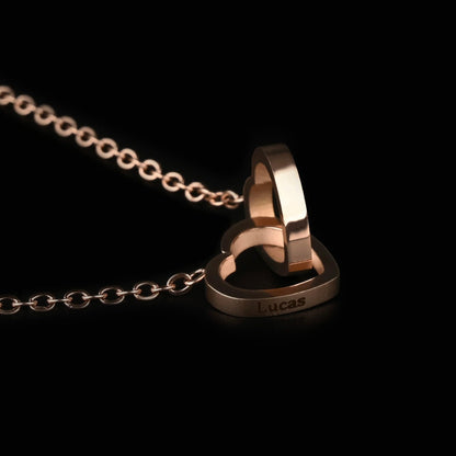 Eternal Rose Bear - W/ Engraved Necklace