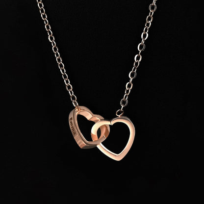 Eternal Rose Bear - W/ Engraved Necklace